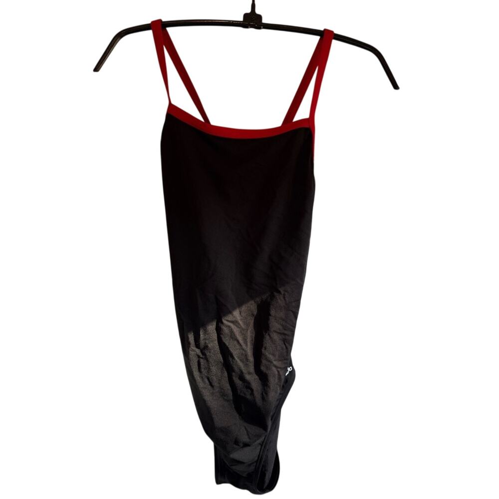 Vintage Speedo 90’s sporty Black One-Piece Swimsuit with White Logo 14/40